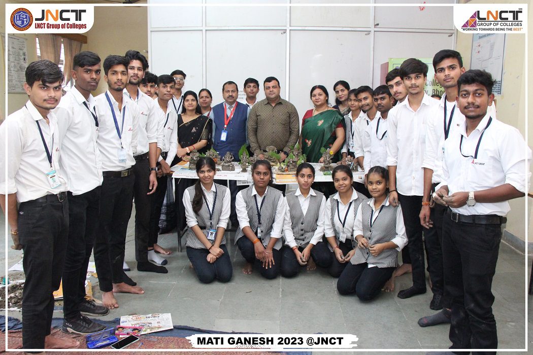 JNCT College’s Green Initiative Mitti Ganesh  Ganesh Festival