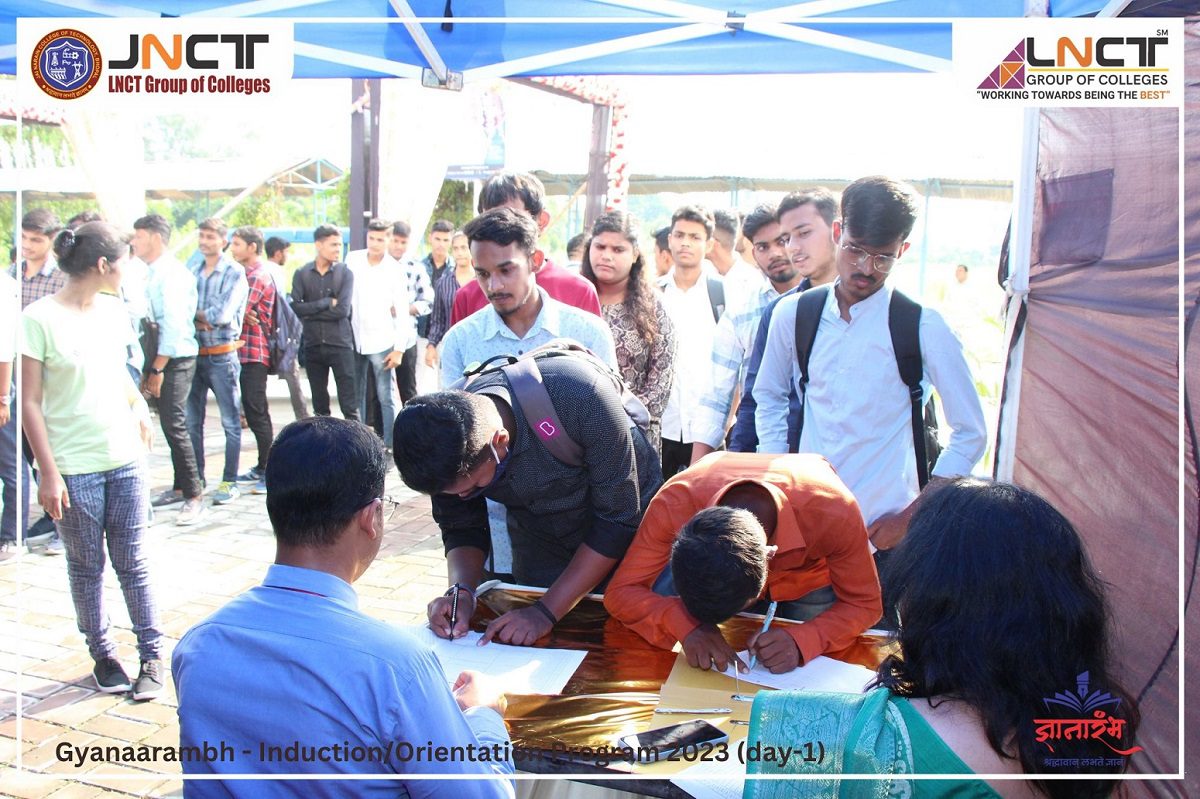 The BTech Orientation Program at JNCT College, Bhopal