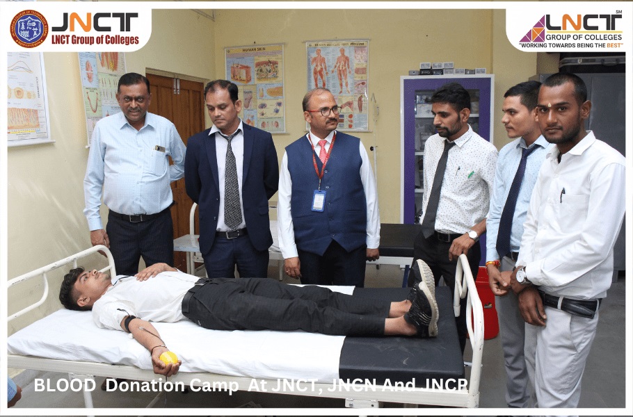 Blood Donation Camp in JNCT Campus held on October 11, 2023