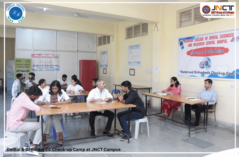 Dental And Orthodontic Check-up Camp at JNCT Campus on Saturday, October 7, 2023