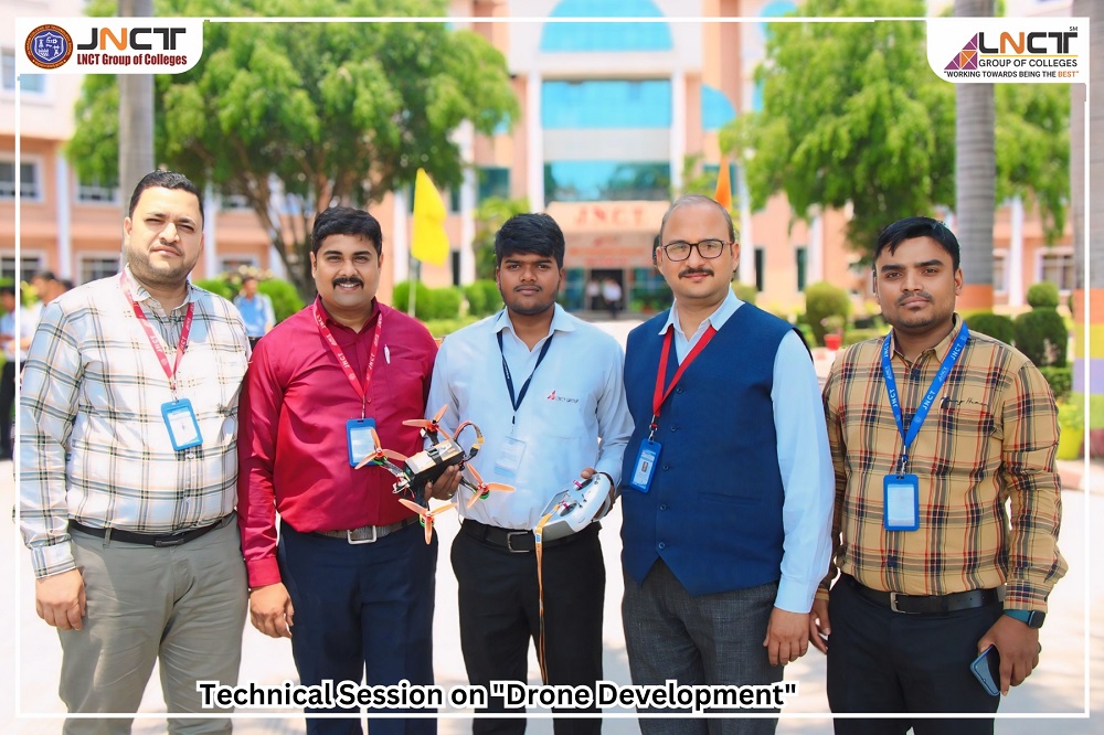 Technical Session on Drone Development organized by the Department of Electronics & Communication.