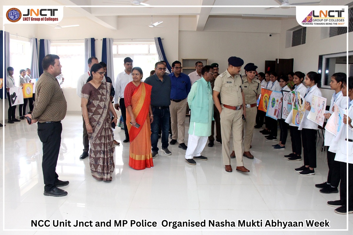Let’s Celebrate a Drug-Free Future! The NCC Club of JNCT , Bhopal