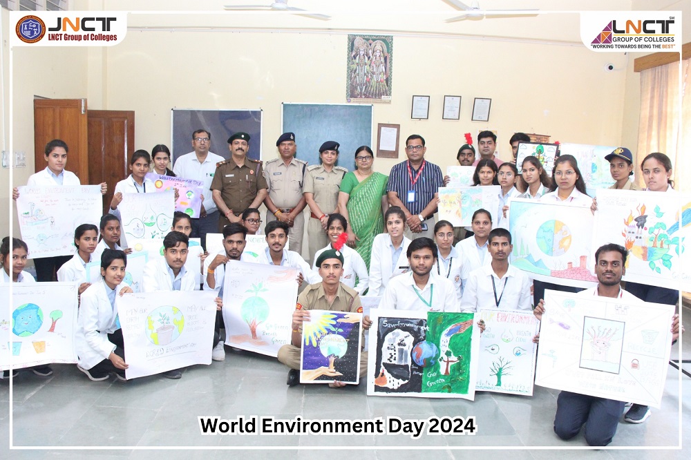 World Environment Day, JNCT Bhopal, organized a poster making competition