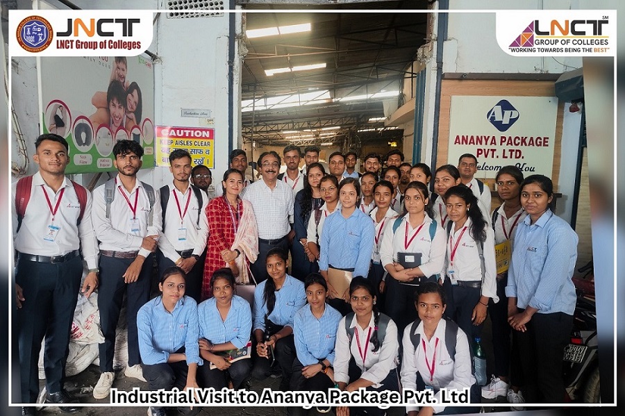 JNCT, Bhopal has organised an Industrial Visit for MBA and BBA students in Ananya Package