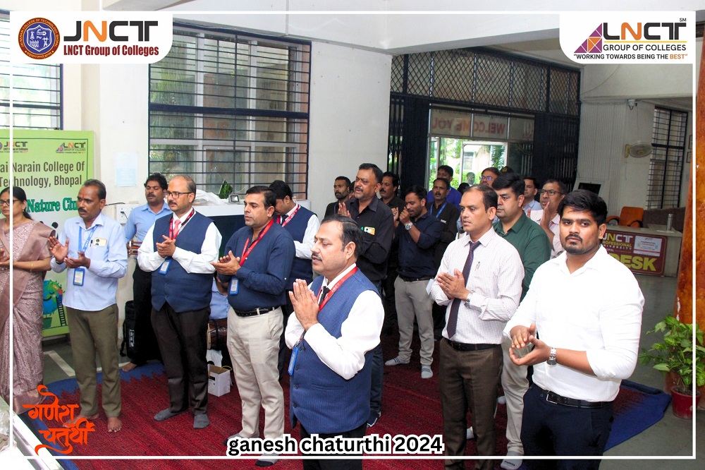 Celebration of Ganesh Chaturthi at JNCT , Bhopal
