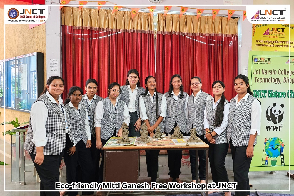 Successful organization of Mitti se Ganesh workshop at JNCT Bhopal