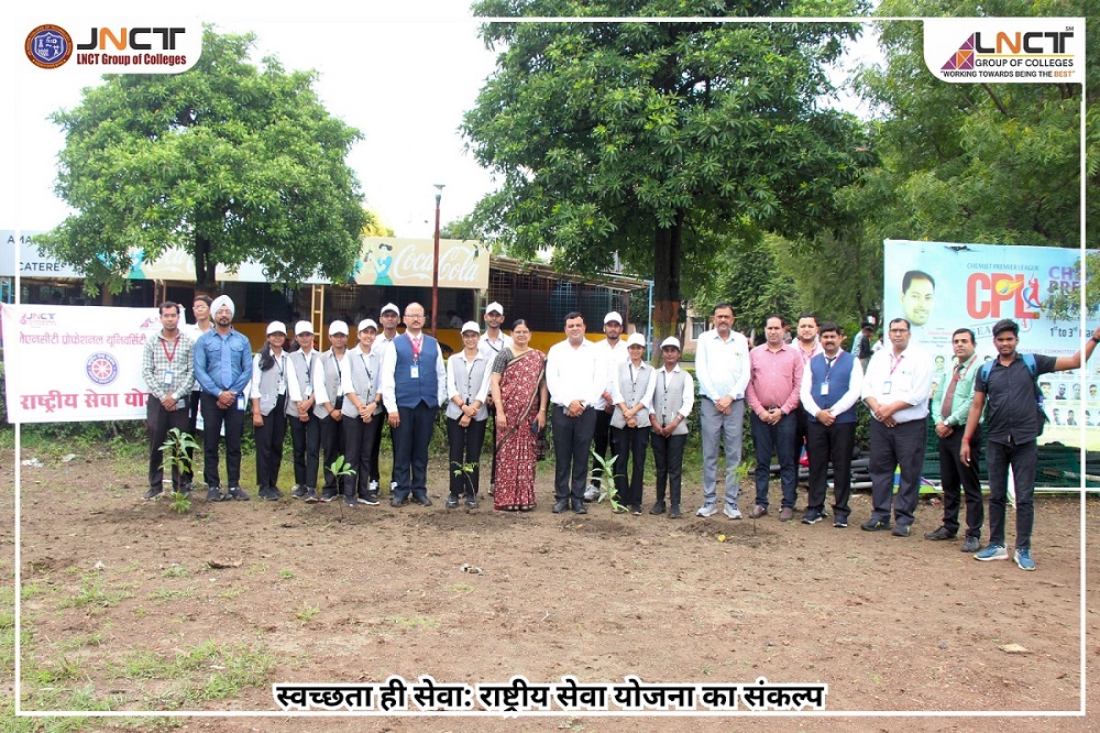 Swachhta Pakhwada: Tree Plantation Program  JNCT Bhopal