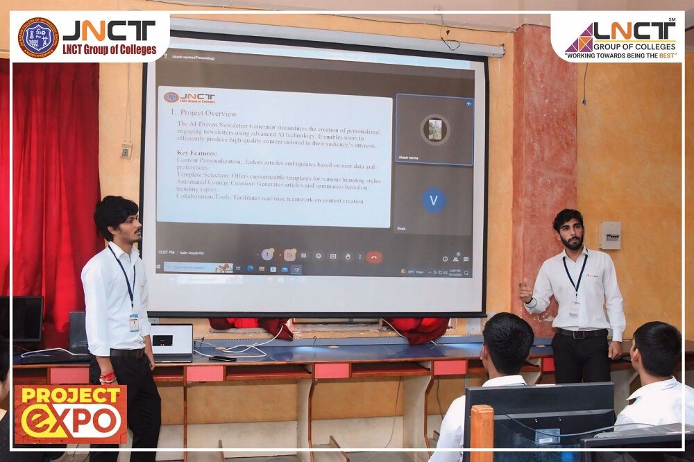 Project Expo 2024 at the JNCT Bhopal