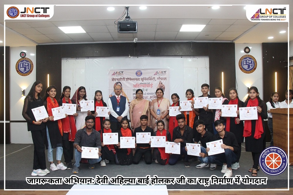 Awareness campaign on the contribution of Goddess Ahilyabai Holkar ji in nation building!